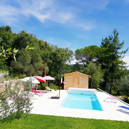 Chaleureuse En Sud Ardeche Avec Piscine Privee 200 M² Villa Chassiers